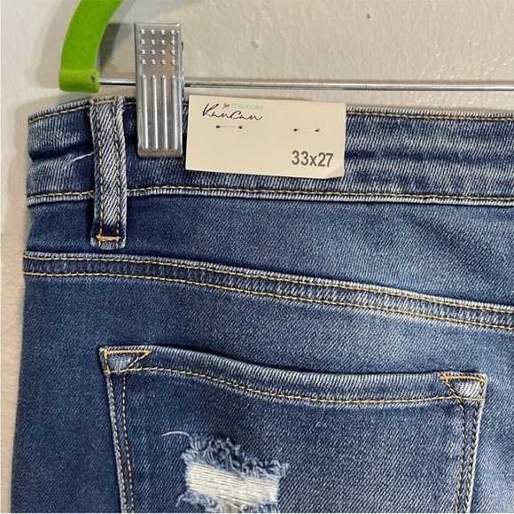 NEW NWT KanCan‎ distressed jeans 33x27 - Picture 6 of 7